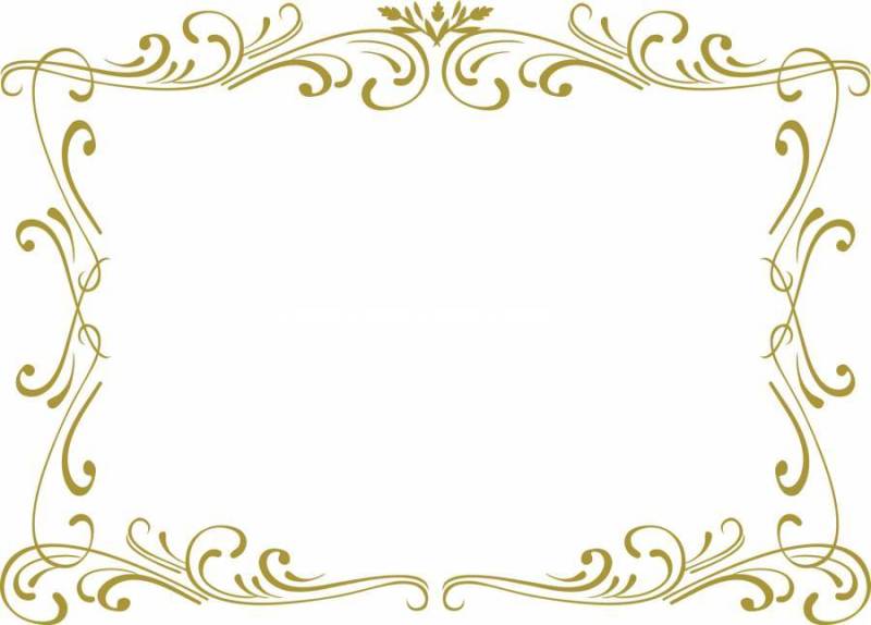 仿古图案框架框架背景材料豪华