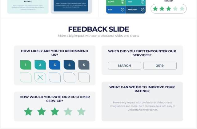 绿色系用户满意度评价调查反馈分析PPT图形素材Feedback Powerpoint Infographics 绿色系用户满意度评价调查反馈分析PPT图形素材Feedback Powerpoint Infographics