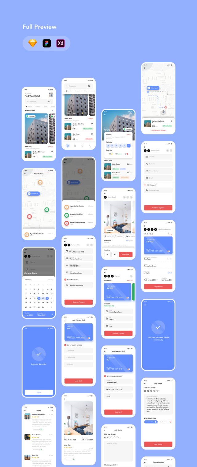 素描,FIGMA,Adobe公司的XD,iOS设备,iPhone,香气 - 酒店预订界面,工具包 素描,FIGMA,Adobe公司的XD,iOS设备,iPhone,香气 - 酒店预订界面,工具包