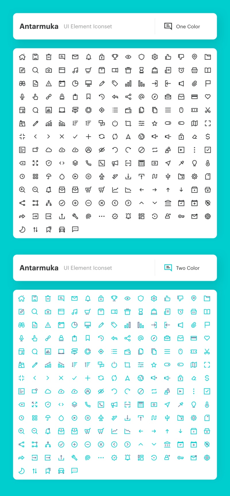 有关用户界面需求的最新图标包，但具有非常独特的质量图标。包含非常独特和灵活的图标，适合您的数字需求。，Antarmuka：UI元素图标