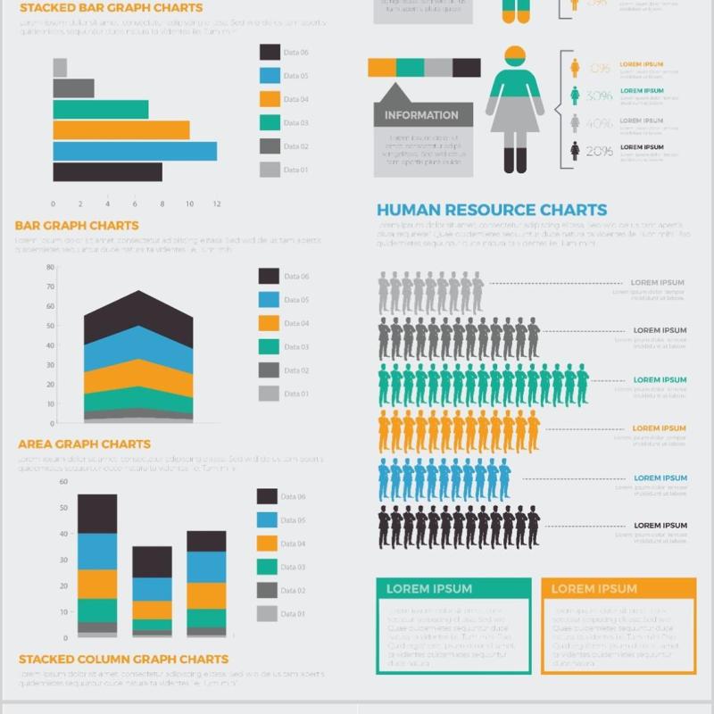 大信息图表元素设计Big Infographics Elements
