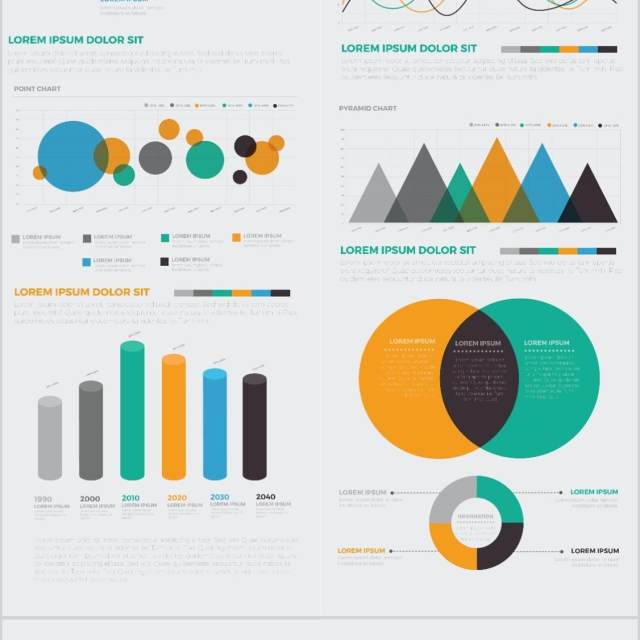 大信息图表元素设计Big Infographics Elements