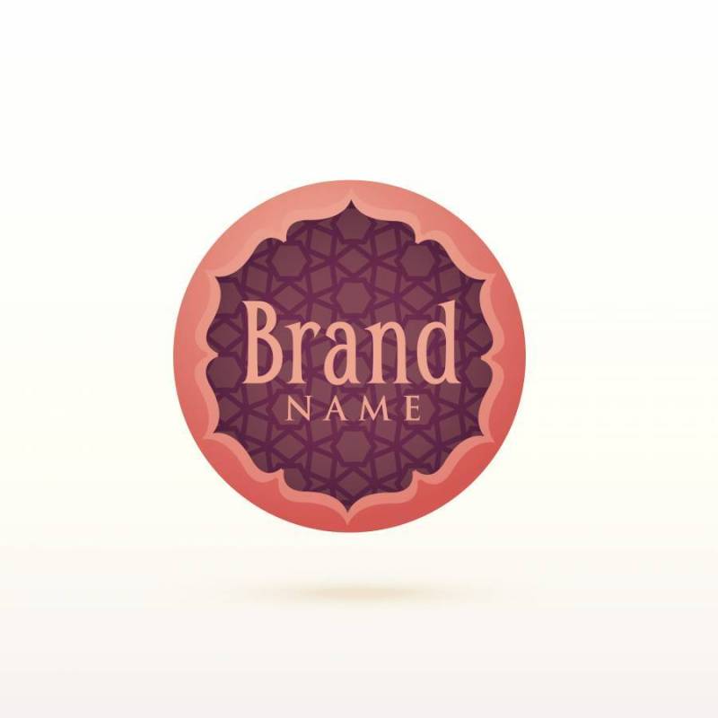 阿拉伯风格徽标设计模板