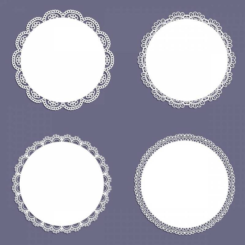 花边风格的背景