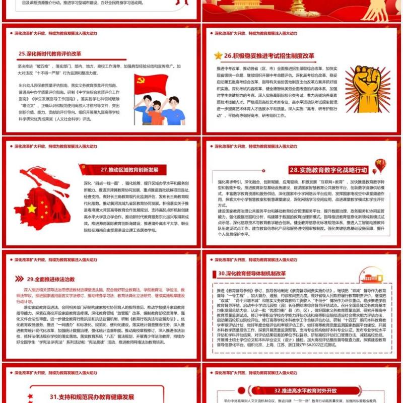教育部颁布2022年教育工作要点PPT模板