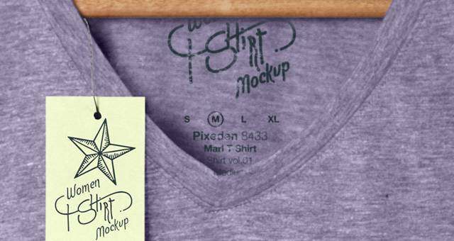 女士Psd Marl T恤Mockup Vol1 女士Psd Marl T恤Mockup Vol1
