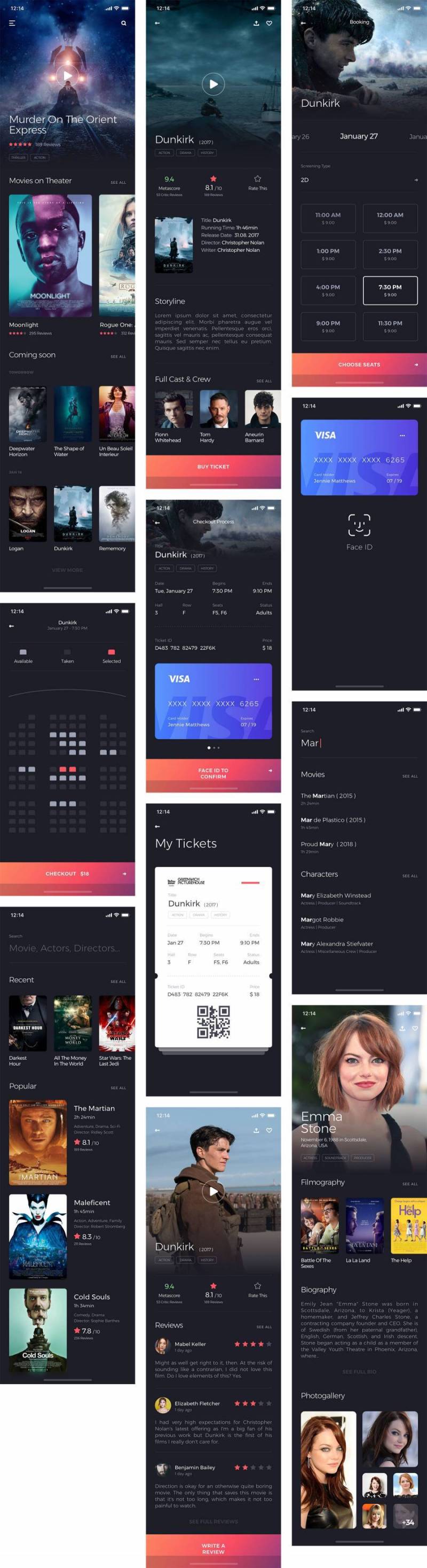 Kino 电影应用界面