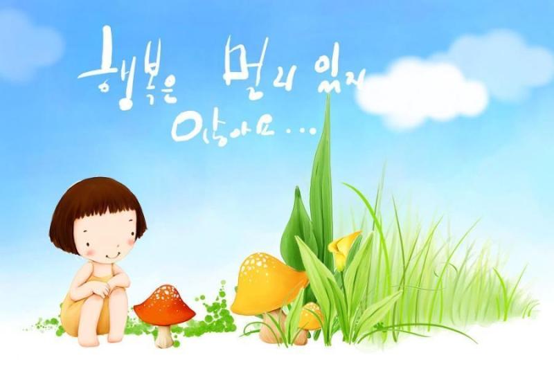 韩国儿童插画psd素材-47