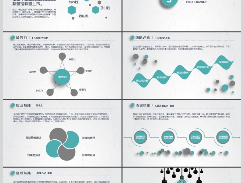 稳重大气微立体岗位竞聘PPT模板