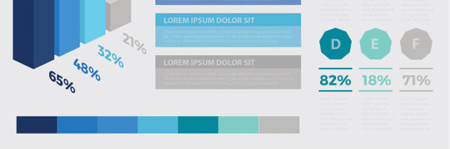 蓝色矢量信息图表模板 Infographic Elements 蓝色矢量信息图表模板 Infographic Elements