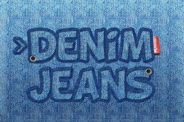  的牛仔裤文本Photoshop模板 Free Jeans Text Photoshop Template