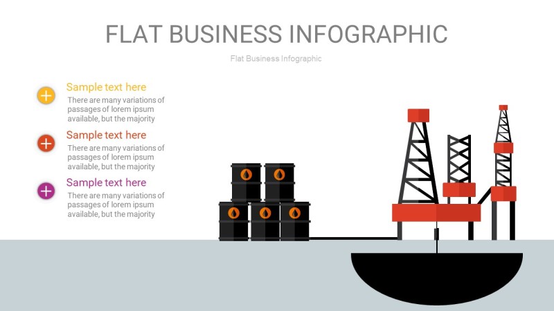 扁平商务PPT信息图38