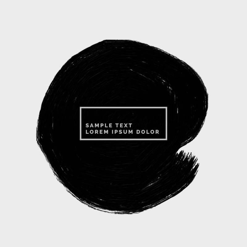 黑漆描边形成圈子