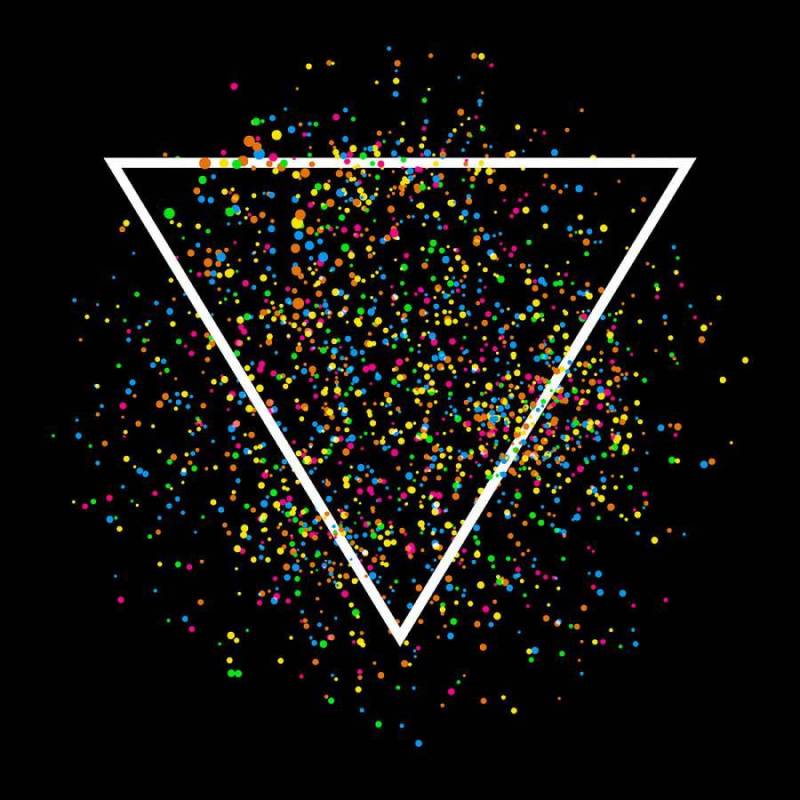 抽象的五彩纸屑背景