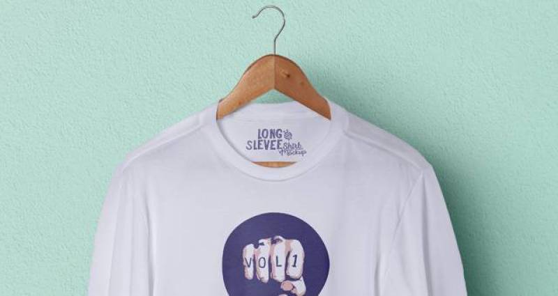 Psd长袖T恤Mockup Vol1