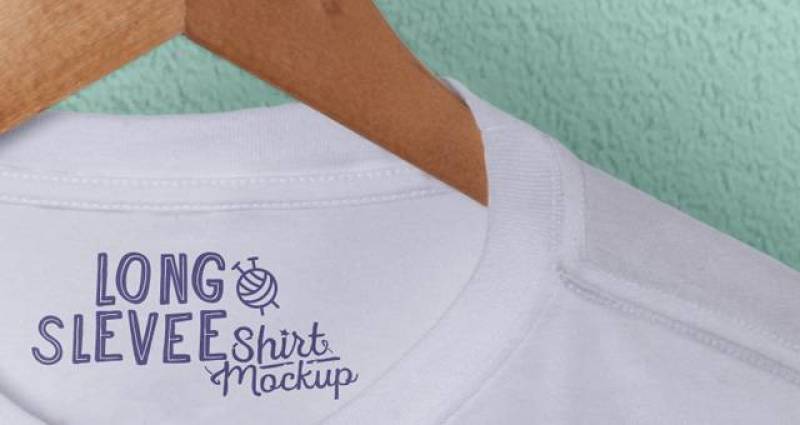Psd长袖T恤Mockup Vol1