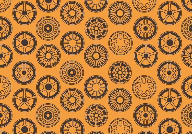 合金轮子样式传染媒介