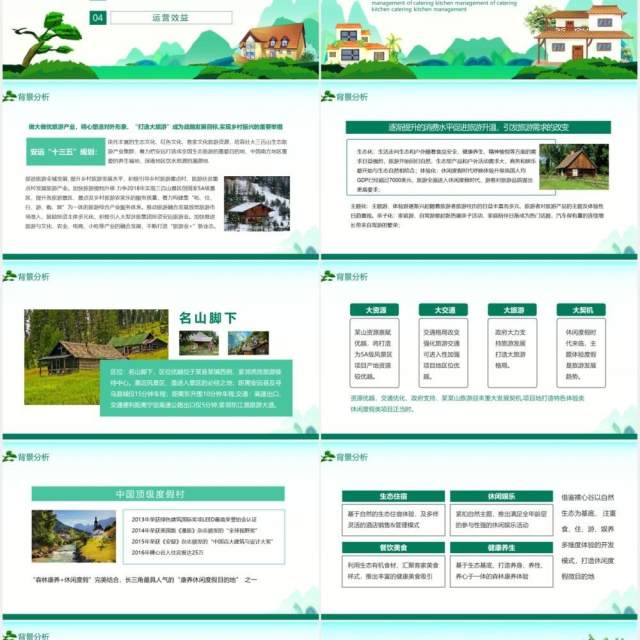 风情山区民宿项目策划方案动态PPT模板 风情山区民宿项目策划方案动态PPT模板