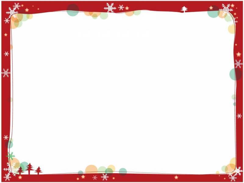 圣诞节框架红色