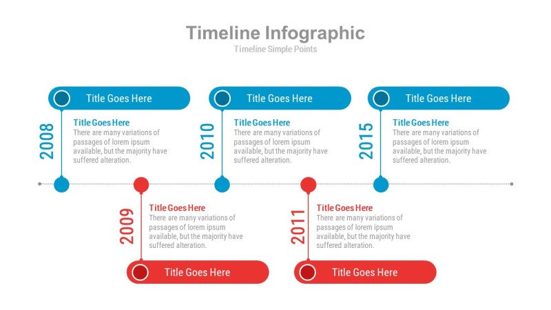 红蓝色商务PPT信息可视化图表4