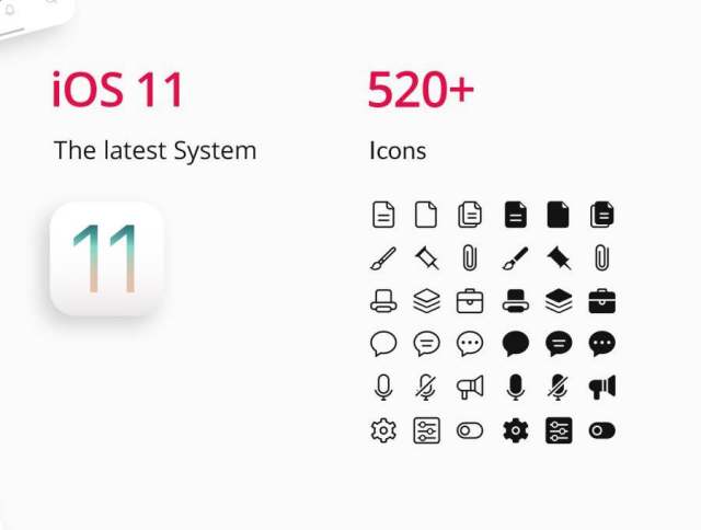 120多个高级iOS模板和1100多个UI元素，令人敬畏的iOS UI工具包