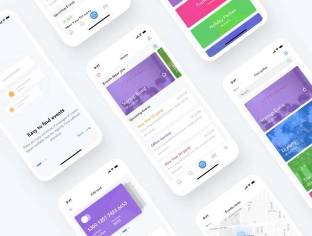 完整的UI工具包,适用于Sketch,XD,PSD和FIgma。,Eventz iOS UI工具包中的下一个事件应用程序 完整的UI工具包,适用于Sketch,XD,PSD和FIgma。,Eventz iOS UI工具包中的下一个事件应用程序