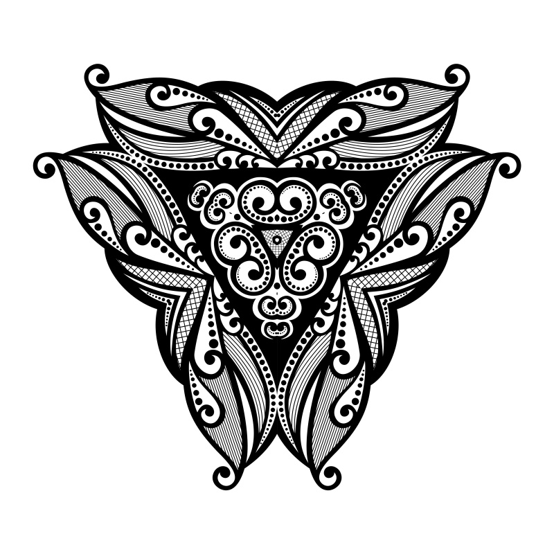 圆形和星形装饰图案25