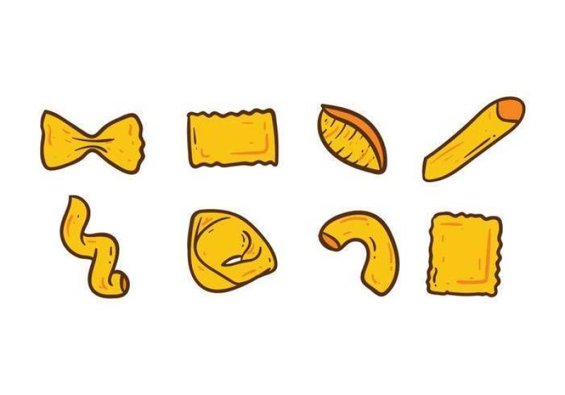 面食各种涂鸦图标