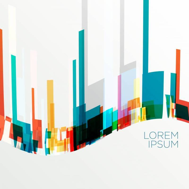 现代抽象矢量背景与空间为您的文本