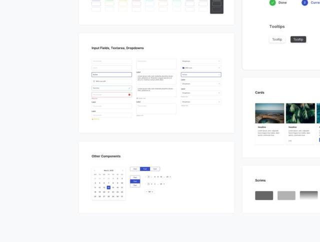 用于Sketch和Figma的清洁现代UI设计系统，Lira Design System