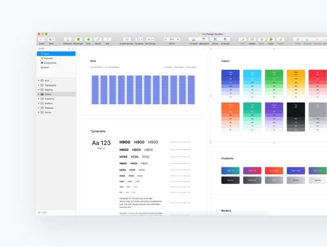 用于Sketch和Figma的清洁现代UI设计系统，Lira Design System