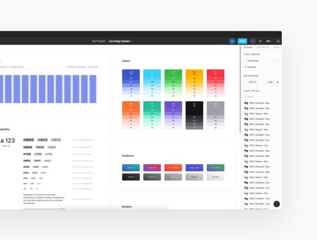 用于Sketch和Figma的清洁现代UI设计系统，Lira Design System