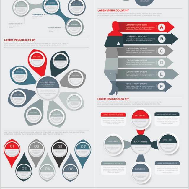 大型信息图形元素设计素材Mega Infographics Elements Design 大型信息图形元素设计素材Mega Infographics Elements Design