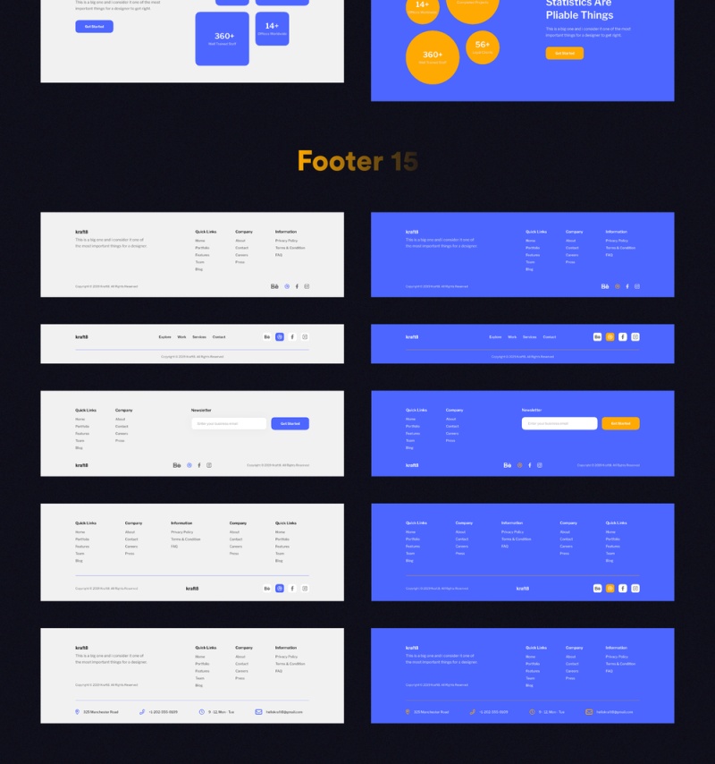 对于忙碌的设计师和业主启动全面的网络资源，卡夫的Web UI工具包