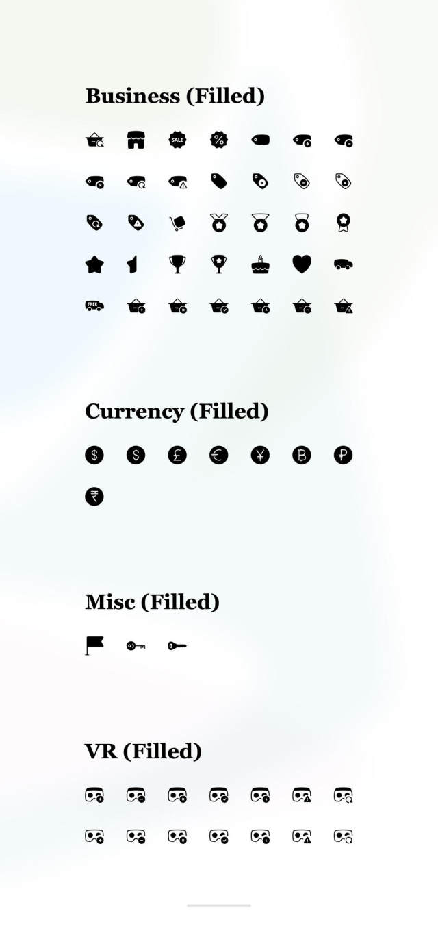 437个独特的优雅矢量图标在11类别。，Havora图标集