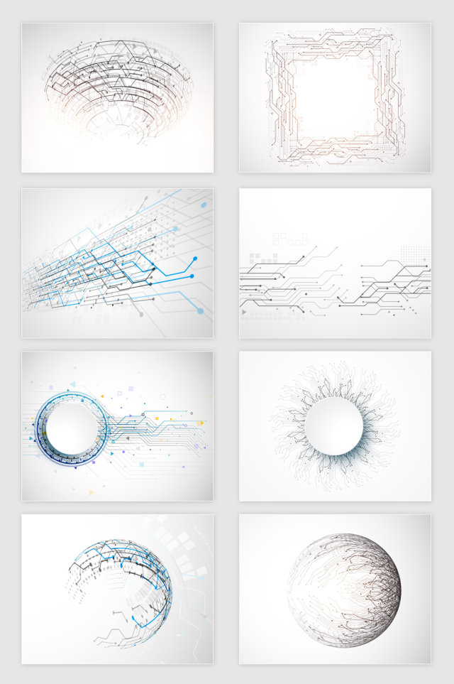 矢量科技抽象电路图