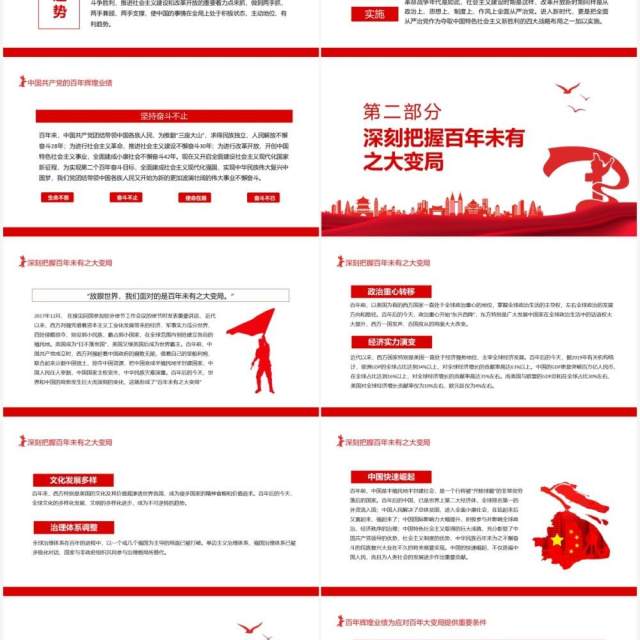 百年辉煌百年未有之大变局庆祝建党100周年专题党课党史学习教育专题辅导动态PPT模板 百年辉煌百年未有之大变局庆祝建党100周年专题党课党史学习教育专题辅导动态PPT模板