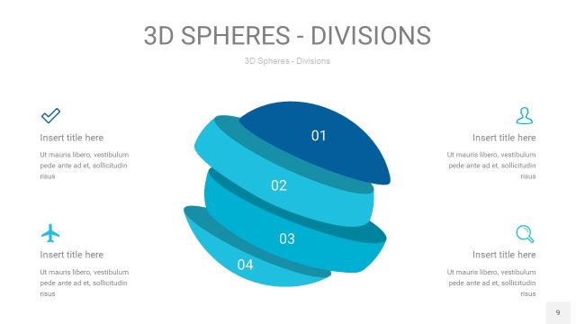 宝石蓝色3D球体切割PPT信息图9 宝石蓝色3D球体切割PPT信息图9