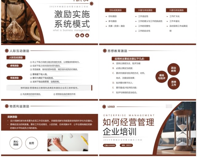 棕色商务风如何经营管理企业培训PPT模板 棕色商务风如何经营管理企业培训PPT模板