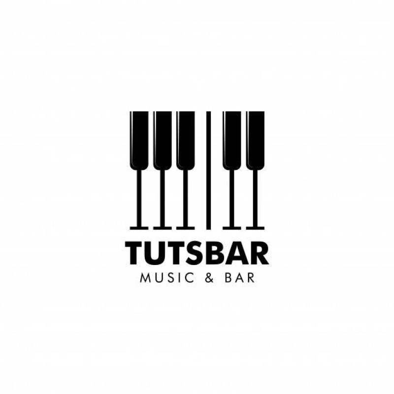 Music and bar logo vector