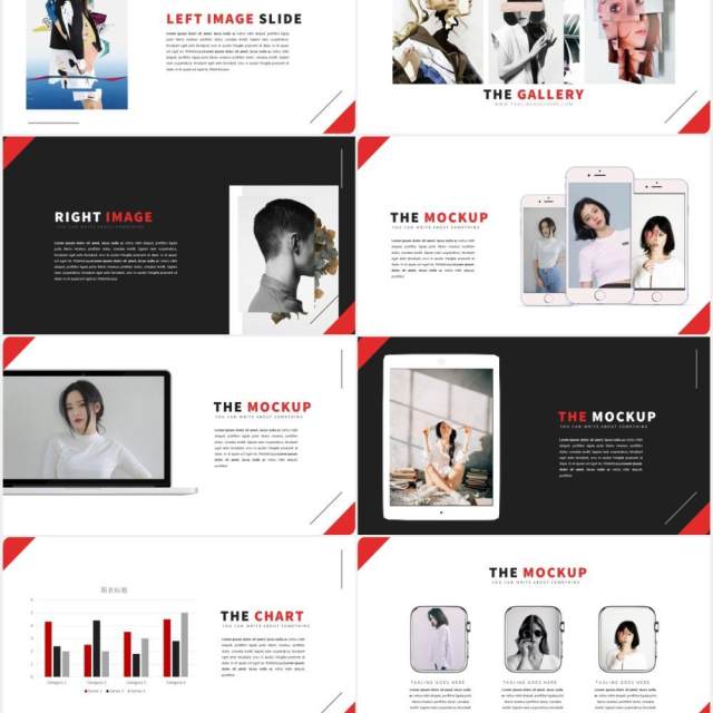 时尚作品展示PPT模板LOUV Powerpoint Template 时尚作品展示PPT模板LOUV Powerpoint Template