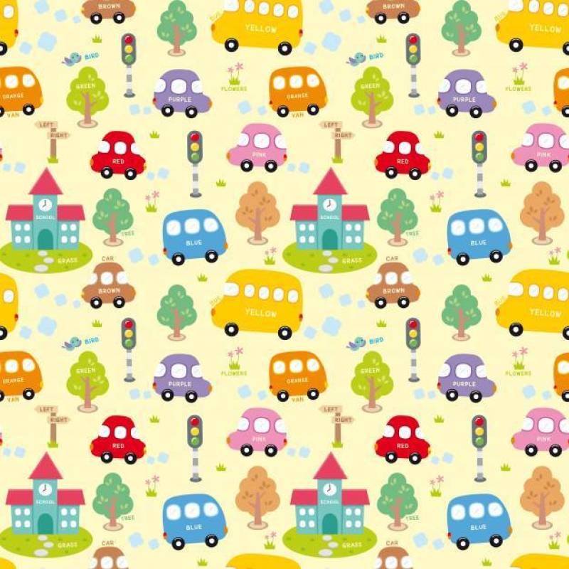 Seamless pattern with City.Transport pattern.