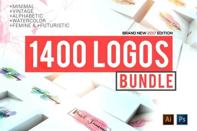 1400款LOGO设计合集矢量素材下载(含AI和PSD源文件) 1400款LOGO设计合集矢量素材下载(含AI和PSD源文件)