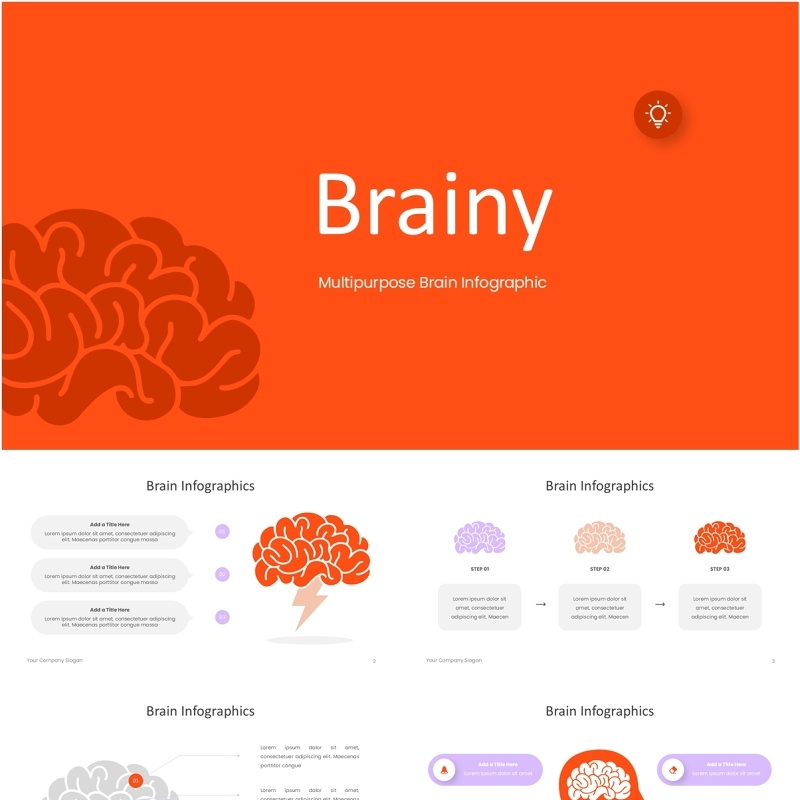 信息图表PPT模板素材Infographic - Powerpoint