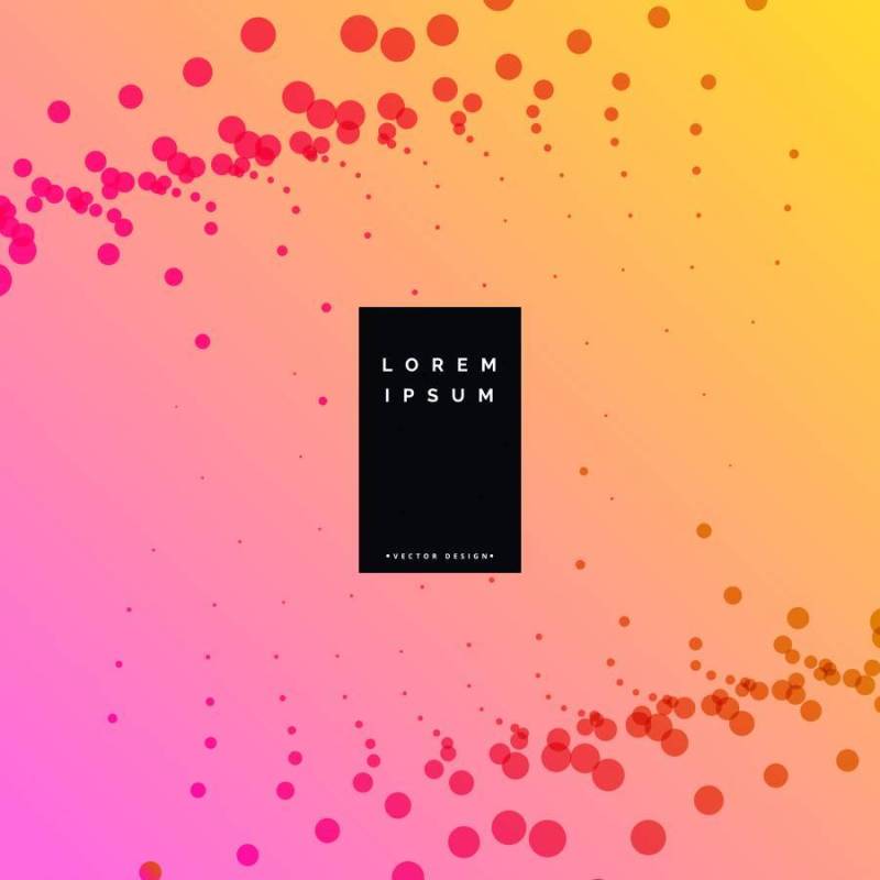 典雅的多彩粒子点背景