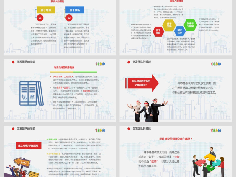 企业员工绩效团队管理执行力培训PPT模板