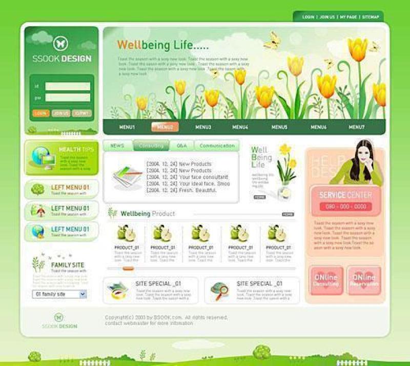 企业网站模板PSD分层(120)