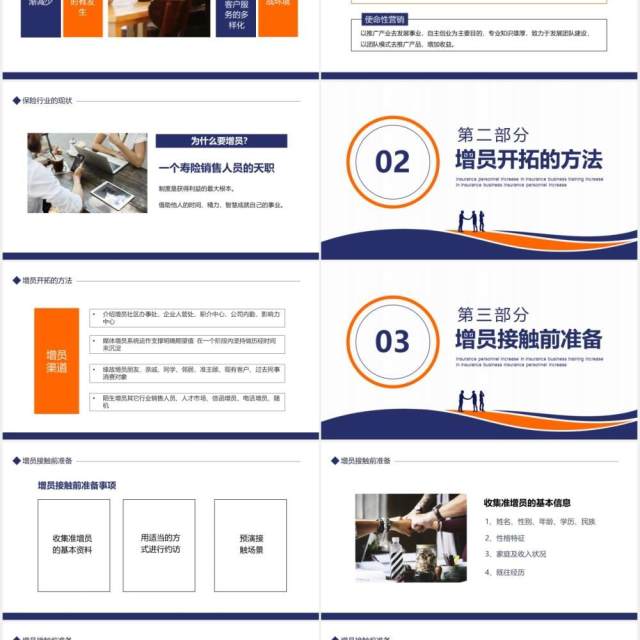 商务风保险增员保险业务培训动态PPT模板 商务风保险增员保险业务培训动态PPT模板