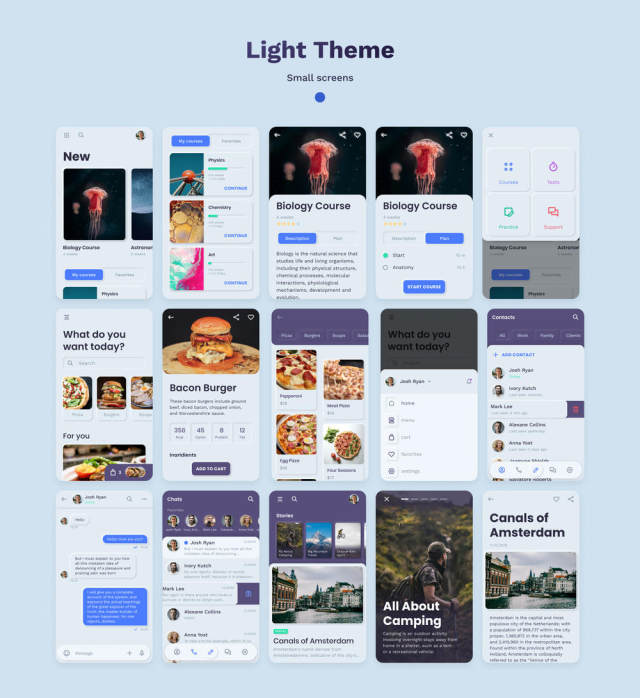 FIGMA移动和Web UI工具包,狐步NEO与UI套件 FIGMA移动和Web UI工具包,狐步NEO与UI套件