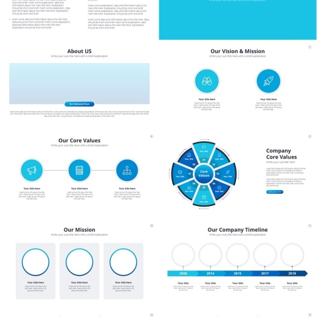 蓝色创业公司信息图PPT模板Blue Business Startup PowerPoint 蓝色创业公司信息图PPT模板Blue Business Startup PowerPoint
